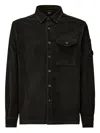 C.p. Company Lens-detail Shirt In Black