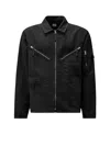 C.p. Company C.p.company Men Cotton And Linen Shirt With Zip Closure