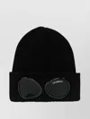C.p. Company Cotton Beanie Goggle Detail