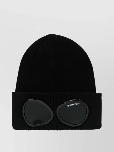 C.p. Company Cotton Beanie Goggle Detail