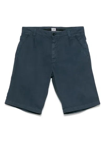 C.p. Company Cotton Bermuda Shorts In Blue