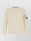 C.p. Company C.p.company White Cotton Blend Sweater In Neutral