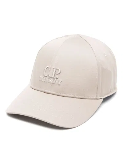 C.p. Company Cotton Cap In Grey