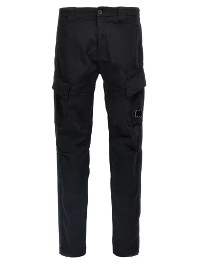 C.p. Company Cotton Cargo Cargo Pants In Black