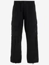 C.p. Company Cargo Style Trousers Featuring Adjustable Elements In Black