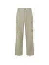 C.p. Company C.p.company Silver Blue Cotton Cargo Pants In Neutral