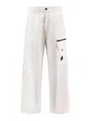 C.p. Company C.p.company Men Cotton Cargo Trousers In Neutral