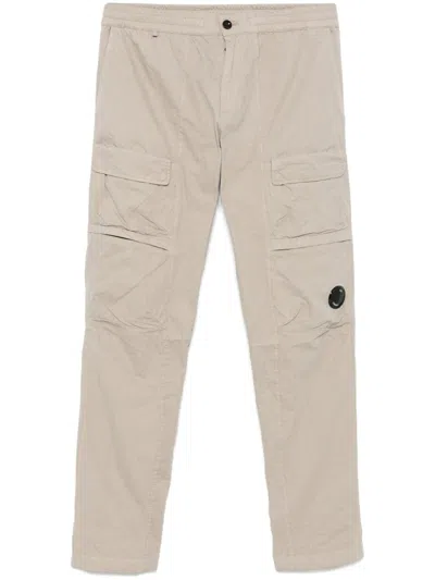 C.p. Company Cotton Cargo Pants In Neutrals