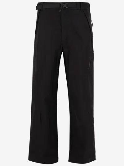 C.p. Company Cp Company Cotton Cargo Pants With Logo In Black