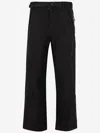 C.p. Company Cp Company Cotton Cargo Pants With Logo In Black
