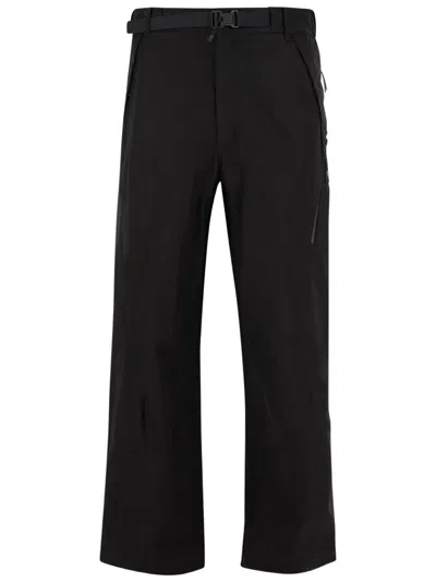 C.p. Company Cotton Cargo Pants With Logo In Black
