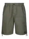 C.p. Company Mid-thigh Length Green Shorts With Adjustable Drawstring In Green