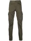 C.p. Company Cargo Stretch-cotton Trousers With Multiple Pockets
