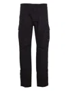 C.p. Company Satin Cargo Pants With Functional Pockets