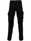C.p. Company C.p.company Cotton Cargo Trousers In Black