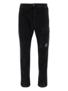 C.p. Company Utility Cargo Trousers Featuring Removable Accessories In Black