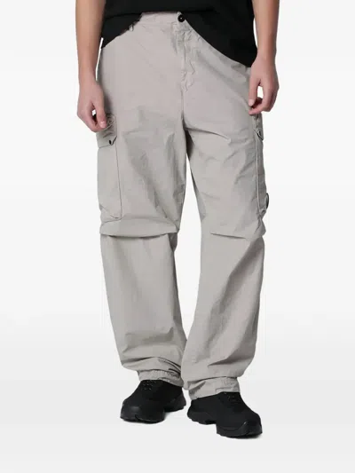 C.p. Company C.p.company Taupe Grey Cotton Cargo Trousers In Gray
