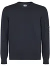 C.p. Company C.p.company Total Eclipse Cotton Sweaters In Black