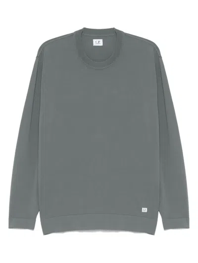 C.p. Company Cotton Crepe T-shirt In Grey