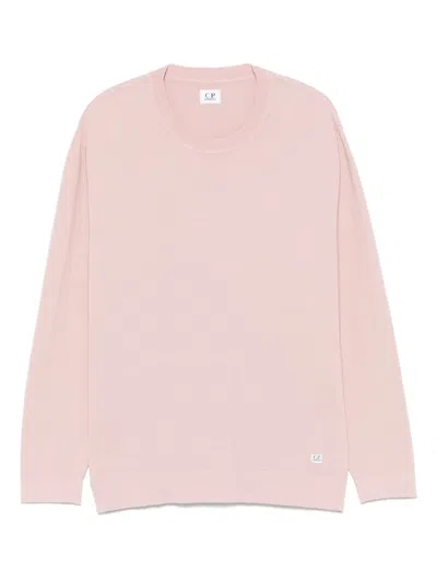 C.p. Company Cotton Crepe T-shirt In Pink