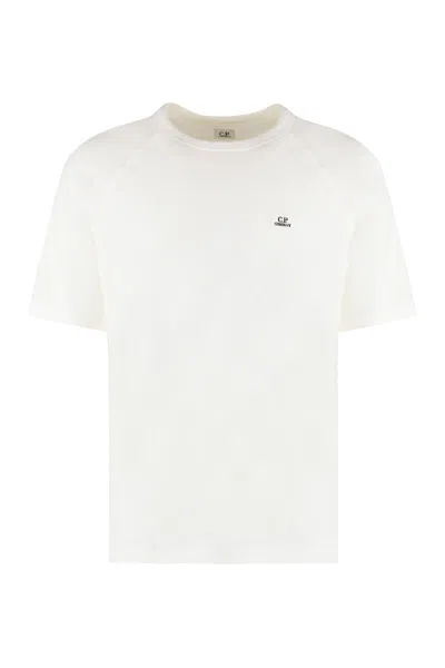 C.p. Company Cotton Crew-neck T-shirt In White
