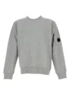 C.p. Company Men Cotton Crewneck Sweatshirt In Gray