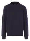 C.p. Company C.p.company Cotton Crewneck Sweatshirt In Purple