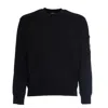 C.p. Company C.p.company Men Felted Wool And Cotton Sweater In Black