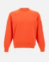 C.p. Company Cotton Diagonal Fleece Sweatshirt In Coral