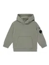 C.p. Company Cotton Hoodie In Green