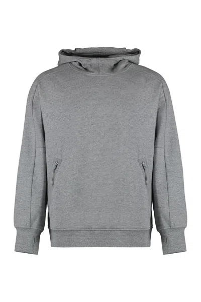 C.p. Company Cotton Hoodie In Grey