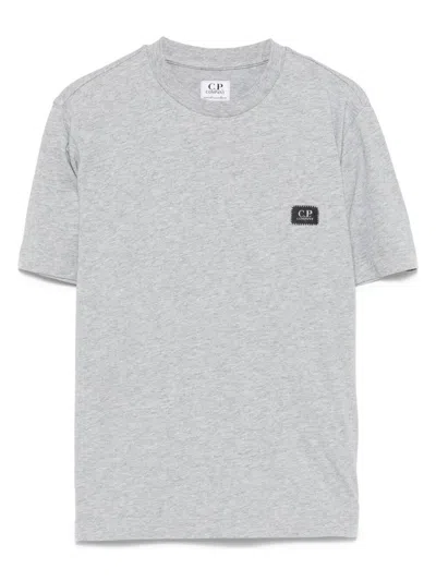 C.p. Company Kids' Logo-print Cotton T-shirt In Grey