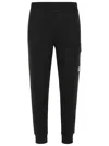 C.p. Company 'jogger' Black Cotton Pants In Black