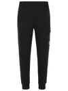 C.p. Company 'jogger' Black Cotton Pants In Black