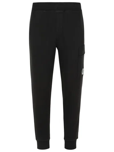C.P. COMPANY COTTON JOGGER PANTS WITH CUSTOMIZABLE FIT AND DISTINCTIVE APPLIQUÉ