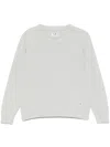 C.p. Company Cotton Jumper In Grey