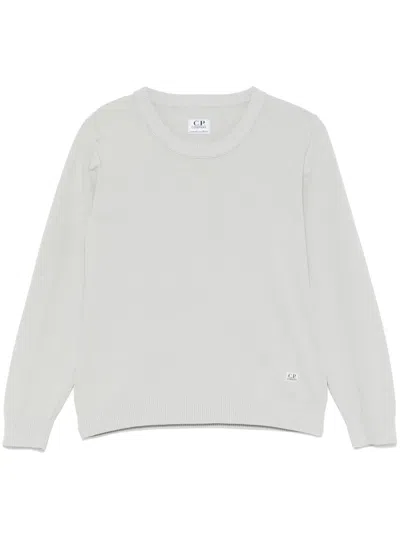 C.p. Company Kids' Cotton Jumper In Grey