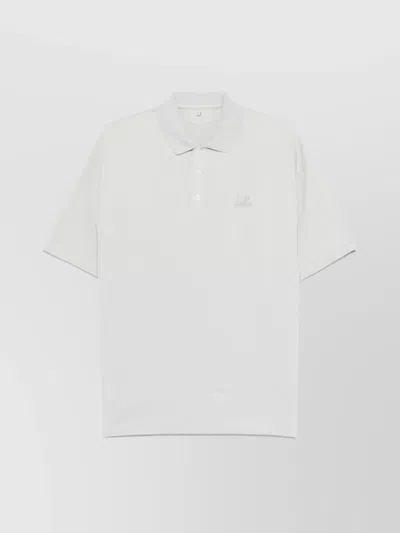 C.P. COMPANY COTTON LOGO POLO SHIRT