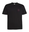 C.p. Company Metropolis Series Mercerized Jersey Urban Mobility T-shirt In Black