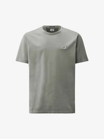 C.p. Company Cotton Logo T-shirt In Blue