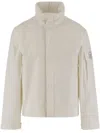 C.p. Company Cotton Metropolis Hyst Jacket In Neutrals