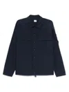 C.p. Company C.p.company Cotton Overshirt In Blue