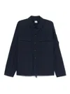 C.p. Company C.p.company Cotton Overshirt In Blue
