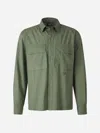 C.p. Company Rip-stop Cotton Jacket With Adjustable Drawstring Hem