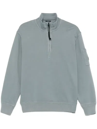 C.p. Company Cotton Pullover In Blue
