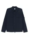 C.p. Company C.p.company Cotton Overshirt In Blue