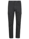 C.p. Company Cargo Pant In Stretch Satin In Black