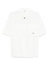 C.p. Company Cotton Shirt In White