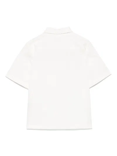 C.p. Company Kids' Cotton Shirt In White