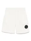 C.p. Company Cotton Shorts In White